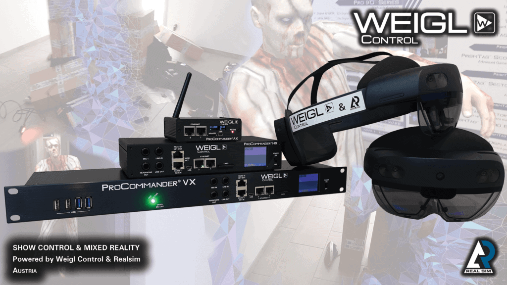 Weigl Control and Realsim - Show Control and Mixed Reality