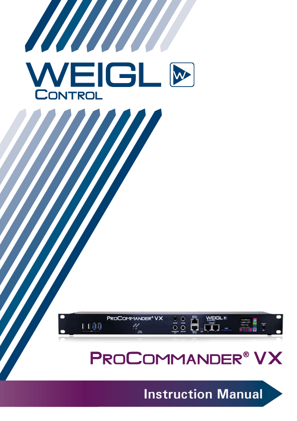 WEIGL_Control_ProCommander_VX_InstructionManual